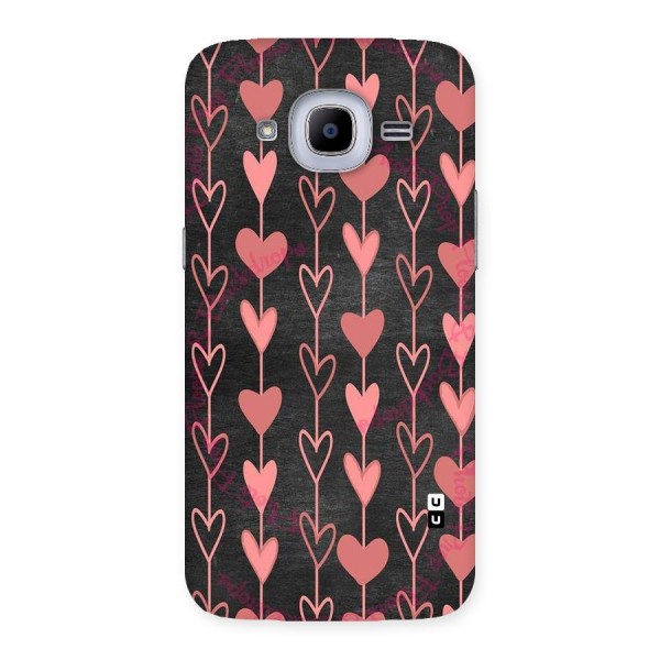 Chain Of Hearts Back Case for Samsung Galaxy J2 2016